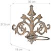 Relaxdays 5 x Wand Blumenhalter Barock Bild 5
