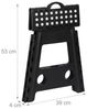 Relaxdays Klapphocker faltbar XL Bild 5
