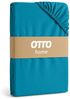 OTTO home Spannbettlaken BLACKBERRY in BASIC und PREMIUM Qualität, 100% Baumwolle, Jersey (160 g/m), Gummizug: rundum, (2 Stück), für hohe Matratzen bis 28 cm, Bettlaken, Spannbetttuch, pflegeleicht Bild 4