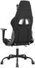 vidaXL Gaming-Stuhl mit Fußstütze Schwarz und Weiß Kunstleder 3143658 Bild 5