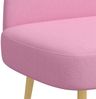 vidaXL Gepolsterte Bank mit Rückenlehne Rosa 110 x 60 x 76 cm 42040768 Bild 5