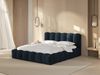 Micadoni Stauraumbett mit Kopfteil Lupine Boucle Baloo Dunkelblau 140x200 Bild 5