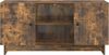 vidaXL TV-Schränk 102 x 34,5 x 50 cm Geräucherte Eiche Holzwerkstoff 894010 Bild 4