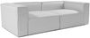 2-Sitzer-Sofa, 'Fora', 66 x 105 x 214, Hellgrau Bild 3