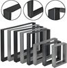 Esstischgestell Makers 2er-Set 90x72 cm Stahl Schwarz [en. casa] Bild 5