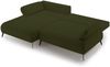 Selsey 'Avolla' Ecksofa mit Schlaffunktion, Bettkasten und hydrophober Chenille, linksseitig, Olivgrün Bild 4