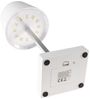 LED Tischleuchte 26cm, Weiß 3xAA A Batterie, dimmbar, Licht warmweiß Bild 4