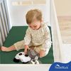 NatureMark 2er Pack Kinder Jersey Spannbettlaken, Spannbetttuch 100% Baumwolle in vielen Größen und Farben MARKENQUALITÄT ÖKOTEX Standard 100 | 70x140 cm - dunkel grün Bild 4