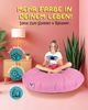 PATCH HOME 2 in 1 Sitzsack Sessel – Ø145 cm – Rosa, bequemer Sitzsack aus Luxus-Polyester-Gewebe, bereits befüllt Bild 4