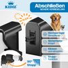 KIDIZ® Schutzgitter für Treppen | Tür, Auto Close Kindertreppengitter ohne Bohren | 90° Stop, Absperr Türschutzgitter, schwenkbare Trennwand, Treppenschutzgitter, Klemmen 81 - 94 cm Weiß / Schwarz +7 Bild 3