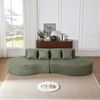 3-Sitzer modulares Sofa H 65 x T 310 x B 110 cm aus Chenille, 2-teilig kombinierbar Bild 3
