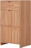 OTTO home Schuhschrank Maximus:Fronten & Oberdeckel aus Massivholz, Korpus aus Melamin, Flur B/T/H:50/38/90cm, 3 Fächer & 1 Schublade, einlegeboden variabel Bild 2