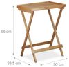 Relaxdays Tabletttisch Bambus Bild 5