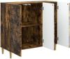 vidaXL Sideboard Geräucherte Eiche 89 x 34,5 x 80 cm Holzwerkstoff 895110 Bild 2