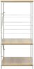 vidaXL Mikrowellenregal Weiß Eiche 60×39,6×79,5 cm Holzwerkstoff 288237 Bild 4
