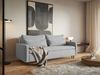 Selsey 'Umpro' 3-Sitzer Sofa mit Schlaffunktion und Bettkasten, Chenille, Grau Bild 3