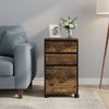 Relaxdays Rollcontainer mit 3 Schubladen Bild 3