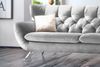 KAWOLA Sofa CHARME 2,5-Sitzer Velvet silber 94 x 95 x 200 cm Bild 4