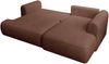 Selsey 'Ovo Mini' Ecksofa mit Schlaffunktion, rechts – Kupfer – Chenille, Easy Clean Bild 4