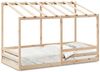 vidaXL Kinderbett mit Dach Weiß 80x200 cm Massivholz Kiefer 847004 Bild 2
