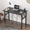 Klapptisch Schreibtisch Computertisch PC Tisch Holz Officetisch 80x40cm Schwarz Bild 2