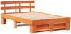 vidaXL Bettrahmen Wachsbraun 120 x 200 cm Massives Kiefernholz 872487 Bild 4
