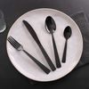 Besteckset 'Athen', 16-teilig, 4 Personen, Edelstahl schwarz Bild 4