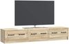 vidaXL TV-Schränk Sonoma-Eiche 147 x 34,5 x 27 cm Holzwerkstoff 895857 Bild 3
