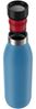 Emsa Bludrop Color Trinkflasche mit Quick-Press Verschluss, spülmaschienenfest, Edelstahl Aqua-Blau, 0,5 Liter Bild 3