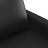 vidaXL 2-tlg. Sofagarnitur mit Kissen Schwarz Kunstleder 3201408 Bild 5