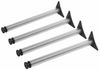Metafranc Tischbein 4er Set Tischbeine für Tischplatten 710-730mm Aluminiumlook, höhenverstellbar Bild 3