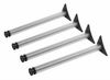 Metafranc Tischbein 4er Set Tischbeine für Tischplatten 710-730mm Aluminiumlook, höhenverstellbar Bild 4