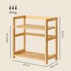 SONGMICS Gewürzregal mit 2 Ebenen, Küchenregal, für Arbeitsplatte, Küche, beige Bild 5