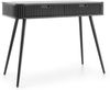 Selsey 'Zova' Schminktisch mit 2 Schubladen, schwarz, ca. 80 x 103 x 49 cm Bild 5