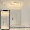 ZMH Deckenlampe LED Deckenleuchte Schlafzimmer - Schlafzimmerlampe Modern 24W Wohnzimmer Deckenbeleuchtung 60CM Wohnzimmerlampe Weiß Küchelampe Warmweiß für Schlafzimmer Küche Flur Esszimmer Bild 2