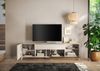 Lowboard >Morena< soft-close, Cashmere / Mercure, Holzwerkstoff - 241x67x42cm (BxHxT) Bild 3