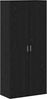 vidaXL Hochschrank Schwarz Eichen-Optik 80 x 39 x 178 cm Holzwerkstoff 3365572 Bild 2