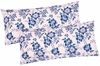 Heubergshop Kissenbezug, (2 Stück), Seersucker 40x80cm 100% Baumwolle Blumen Geblümt (EW-Blumen-Weiß) Bild 2
