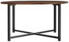 tectake Couchtisch Beistelltisch Aberdeen 88,5x47cm (1-St, 1 tlg), Runder Couchtisch im schnörkellosen Industrial Look Bild 2