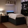 vidaXL Boxspringbett mit Matratze Schwarz 100x200 cm Samt 3288536 Bild 4