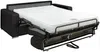 Vente-unique - CALITO Sofa Leder Schwarz - B 223 cm95 cm x H 85 cm x L 194 cm Bild 3
