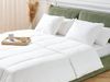 Bettdecke HOWERLA Polyester 220 x 240 cm Weiß Bild 3