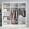 A&J MöbelLand GmbH Schiebetürenschrank SOLO 2-türiger Kleiderschrank mit Spiegel und Kleiderstangen (TOP ANGEBOT! Geräumiger Schrank mit einer Breite von 200 cm und Spiegel, ideal zur Aufbewahrung von Kleidung und Accessoires. TOP PRODUKT! Wählen Sie d... Bild 3