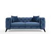 2-Sitzer-Sofa, 'Como', 73 x 90 x 197, Blau Bild 2
