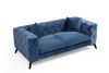 2-Sitzer-Sofa, 'Como', 73 x 90 x 197, Blau Bild 3