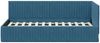 vidaXL Eckbettgestell mit Kopfteil Blau 90 cm x 190 cm Samt 42016255 Bild 5