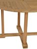 MiaMöbel Teak Esstisch 120cm - rund Massivholz Teak Modern Bild 3