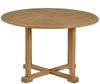 MiaMöbel Teak Esstisch 120cm - rund Massivholz Teak Modern Bild 2