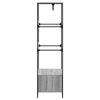 vidaXL Kleiderständer Grau Sonoma 90x50x180 cm Holzwerkstoff 848672 Bild 5