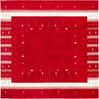 Gabbeh Teppich - Loribaft Softy - Aurora Flair 200 x 200 cm - rot - quadratisch Bild 2